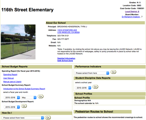116th st elementary 